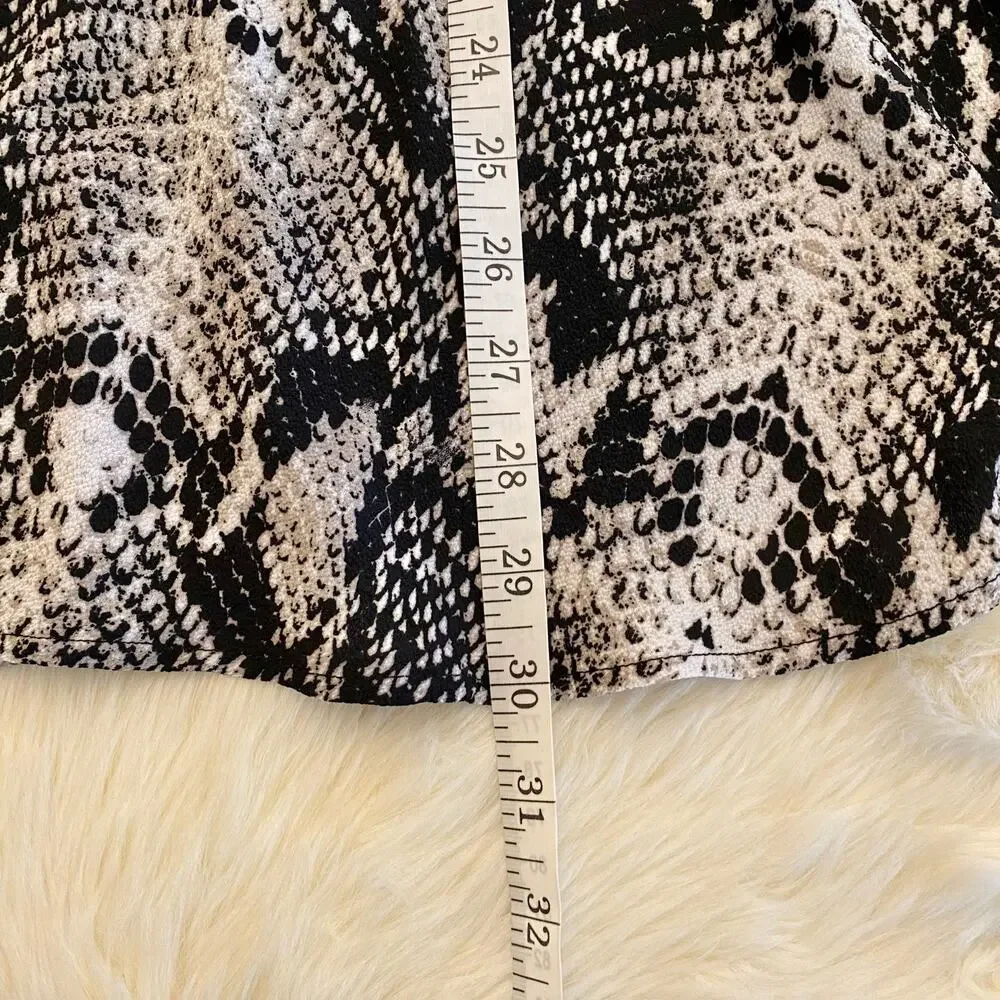 Trac Snake Skin Sleeveless Mini Dress Small - Picture 6 of 9